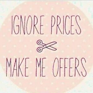 Pink Polka Dot Seller Graphic "Ignore Prices"